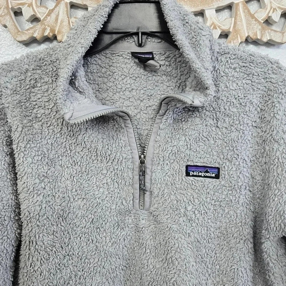 Patagonia Los Gatos Fleece 1/4 Zip Salt Grey - Picture 3 of 10